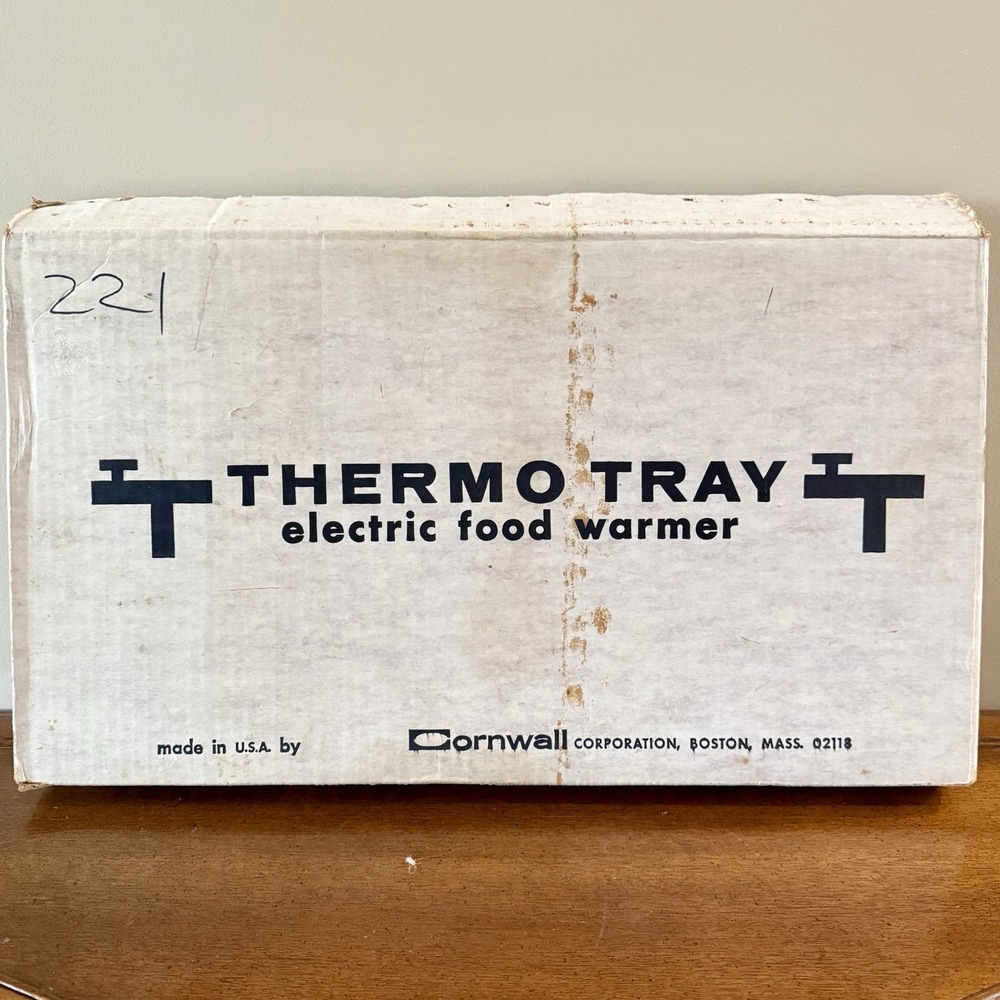 Vintage Cornwall Electric Tray Model 1101 Thermo Tray Adjustable Thermostat - Picture 8 of 11